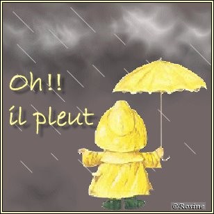 Il pleut aujourd'hui